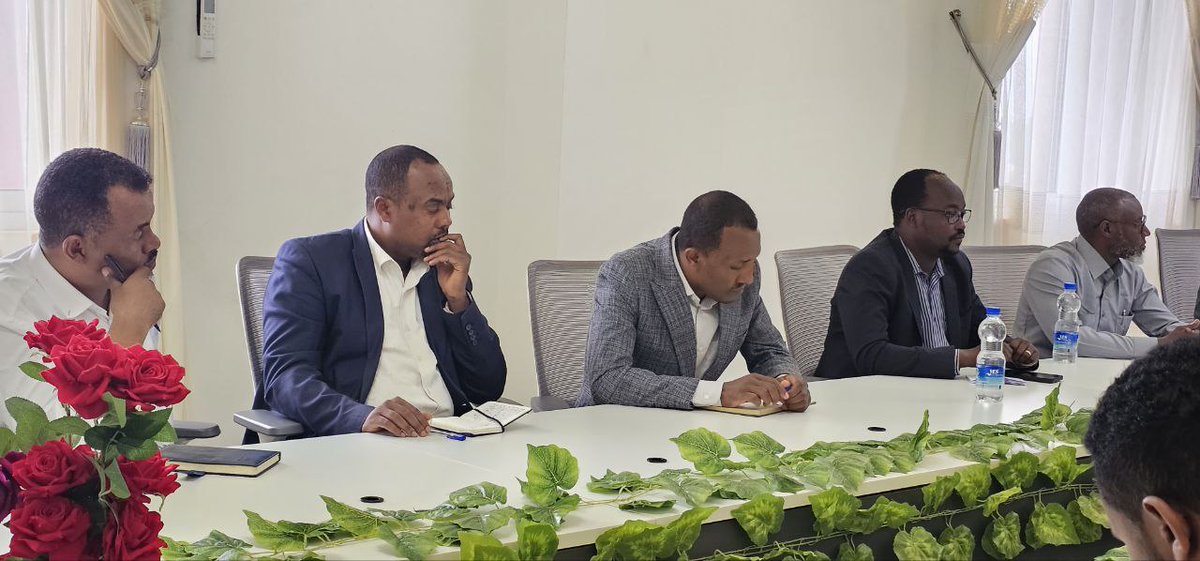 Ethiopian Investment Holdings (@eihethiopia) on Twitter photo <a href="/EIHEthiopia/">Ethiopian Investment Holdings</a> CEO <a href="/btaye/">ብሩክ ታዬ Brook Taye</a> met with Benishangul-Gumuz President H.E. Ashadeli Hassen, joined by leaders from <a href="/EEUEthiopia/">EEU Ethiopia</a>, EABC, <a href="/EIIDEInfo1/">EIIDE@Info</a> & <a href="/ethiotelecom/">Ethio telecom</a>. They discussed service challenges & agreed to strengthen investment ties to unlock the region’s potential. #Ethiopia <a href="/EIHEthiopia/">Ethiopian Investment Holdings</a> CEO <a href="/btaye/">ብሩክ ታዬ Brook Taye</a> met with Benishangul-Gumuz President H.E. Ashadeli Hassen, joined by leaders from <a href="/EEUEthiopia/">EEU Ethiopia</a>, EABC, <a href="/EIIDEInfo1/">EIIDE@Info</a> & <a href="/ethiotelecom/">Ethio telecom</a>. They discussed service challenges & agreed to strengthen investment ties to unlock the region’s potential. #Ethiopia