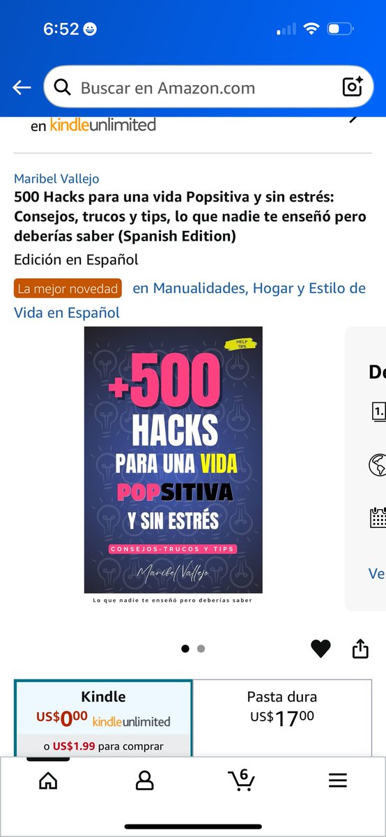 popsitiva's tweet photo. ¿Y sabes qué es lo más bonito?
Que ya está en Amazon.
Y por tiempo limitado, la versión Kindle está en solo $1.99 en kindle.

https://t.co/uKehd2zHjj https://t.co/4iCSba0fW8