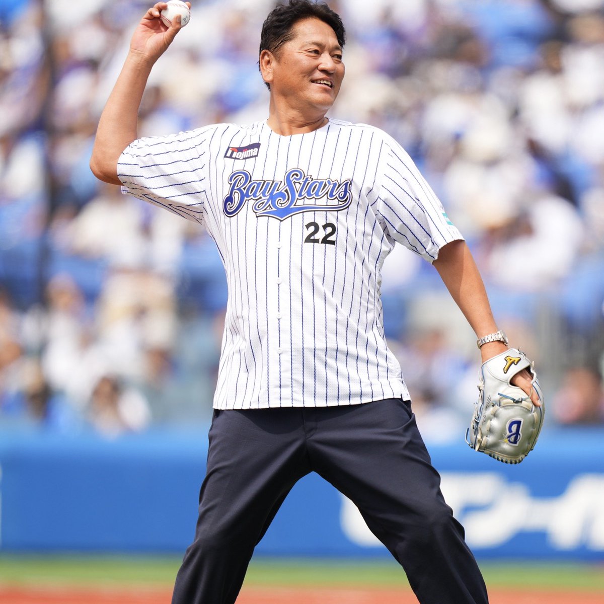 マイナビオールスターゲーム2025』第2戦の始球式に #佐々木主浩 氏と