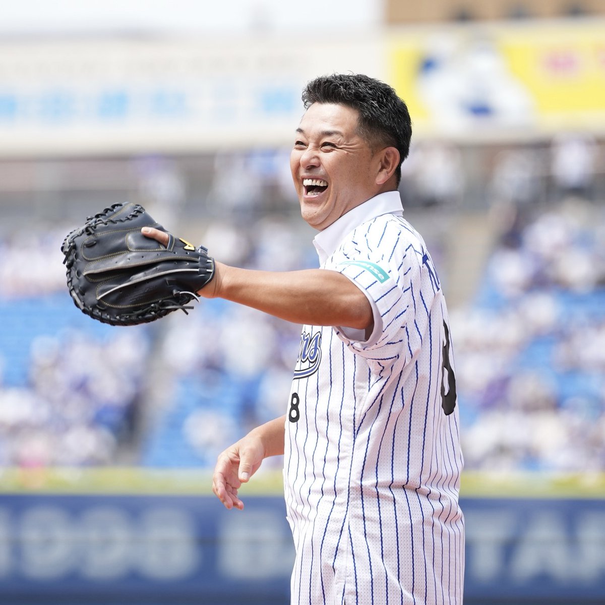 マイナビオールスターゲーム2025』第2戦の始球式に #佐々木主浩 氏と