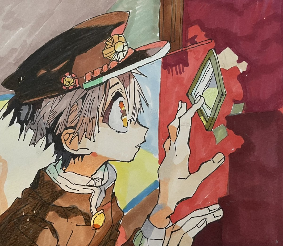 edition15's tweet image. 花子くんを描きました
#地縛少年花子くん