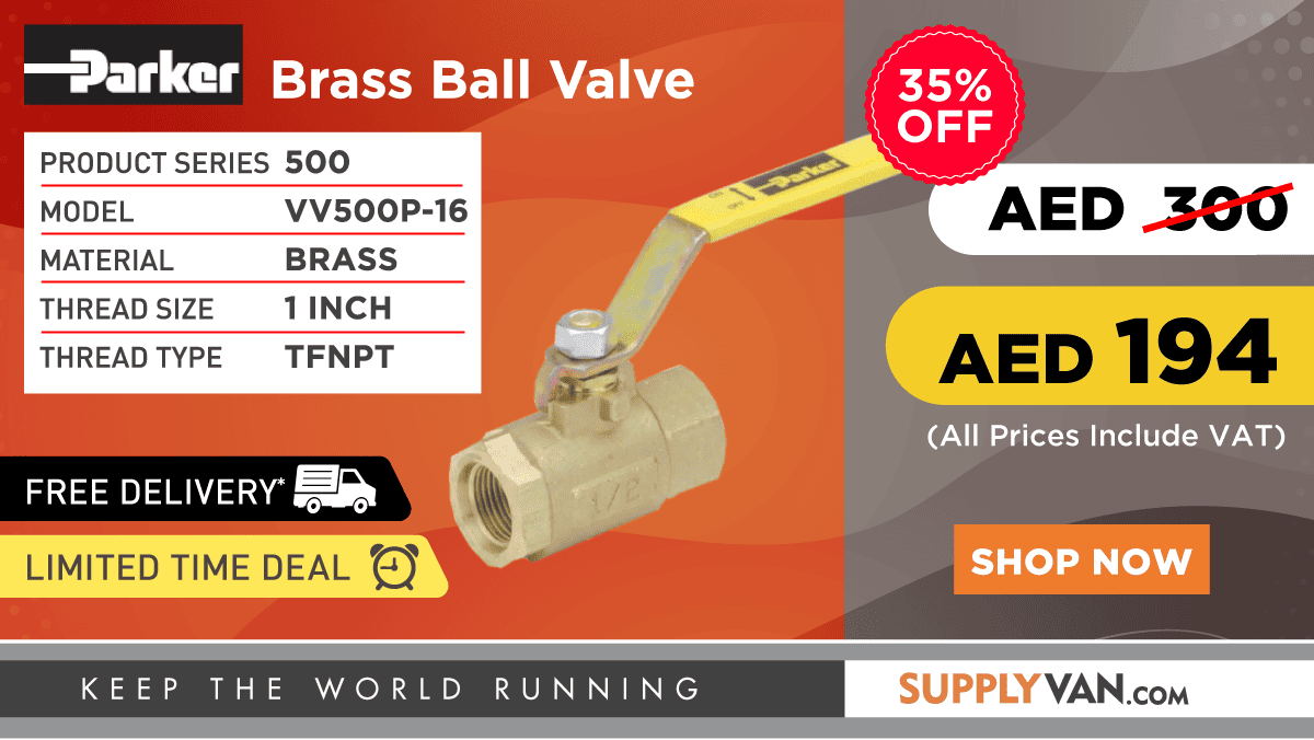 supplyvan's tweet photo. 250 PSI. Brass Body. 1” FNPT.
The Parker VV500P-16 is your go-to ball valve for industrial-grade performance.
BUY NOW -> https://t.co/ZIzA8ZbILb

✅ Log In for Additional Discounts
#keeptheworldrunnning #SupplyVan #parkerballvalve #industrialvalve #brassballvalve #vv500p16 https://t.co/0Yt5F9KkCO
