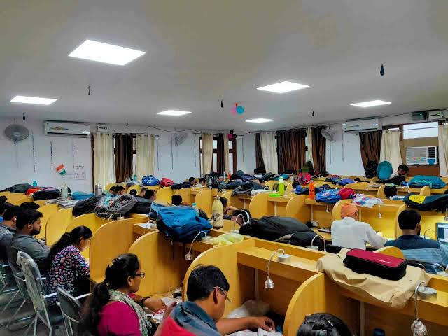 Indians have changed the whole meaning of library. In India, a hall with chairs and tables is called a library 😭