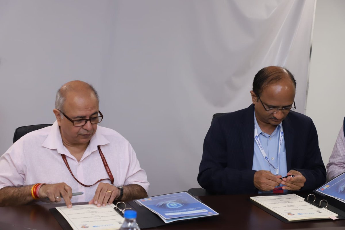 IndianCERT's tweet photo. CERT-In, MeitY, Government of India and BITS Pilani Group through its Center for Research Excellence in National security (CRENS) have signed an MoU on 10 July 2025. https://t.co/zzD1RVCt2Z