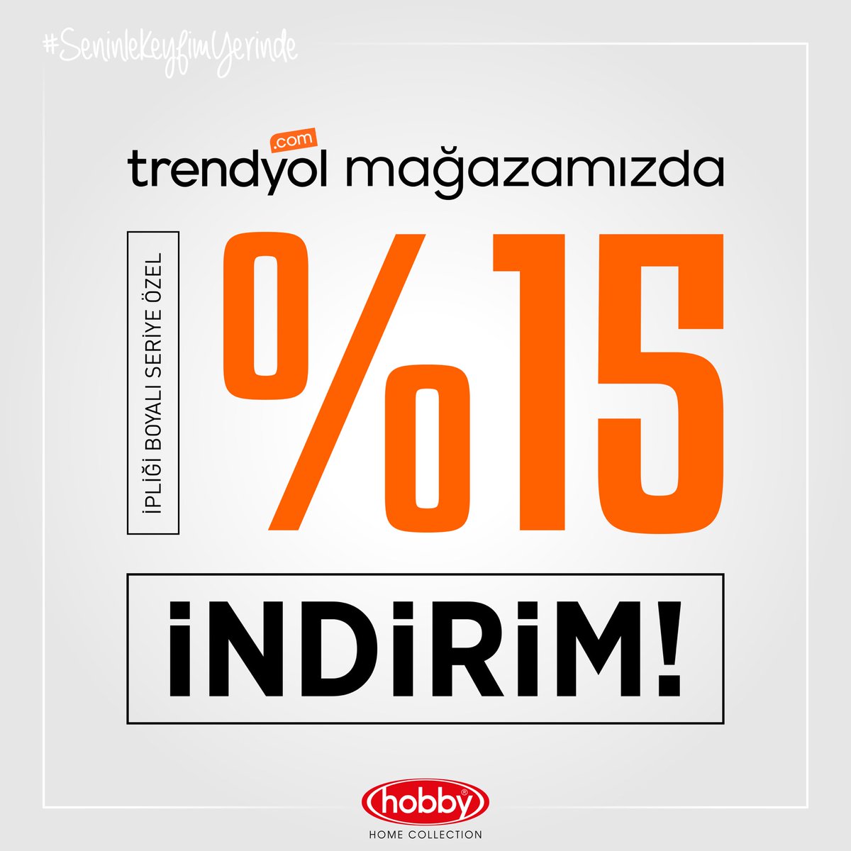 HobbyHomeCollec's tweet photo. Trendyol mağazamıza özel, “Special Collection İpliği Boyalı” serisinde %15 indirim fırsatı!

10 – 20 Temmuz tarihleri arasında geçerli kampanyamız için acele edin!

#SeninleKeyfimYerinde #HobbyHomeCollection #Trendyol #specialcollection #ipliğiboyalı #indirim #kampanya #hobby https://t.co/VNnF1gQN32