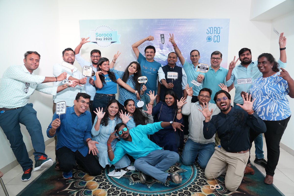 The world sees the platform, the product, the promise.
What they don’t always see is the people.
The ones who make it real.

Soroco Day was for them.
The invisible engine that keeps us moving.

To every #Sorocan-thank you.
You make this place more than just work.
#lifeatsoroco