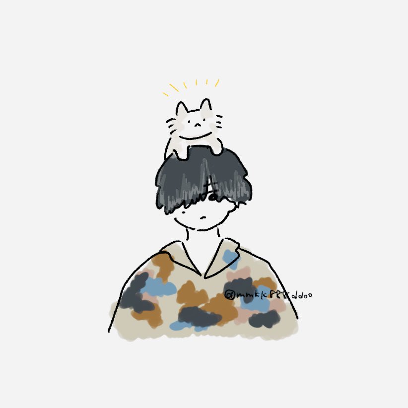 mmkk888ddoo's tweet image. 簡単なものだけど結局描いちゃった！
感電おめでとう…愛してます…⚡️