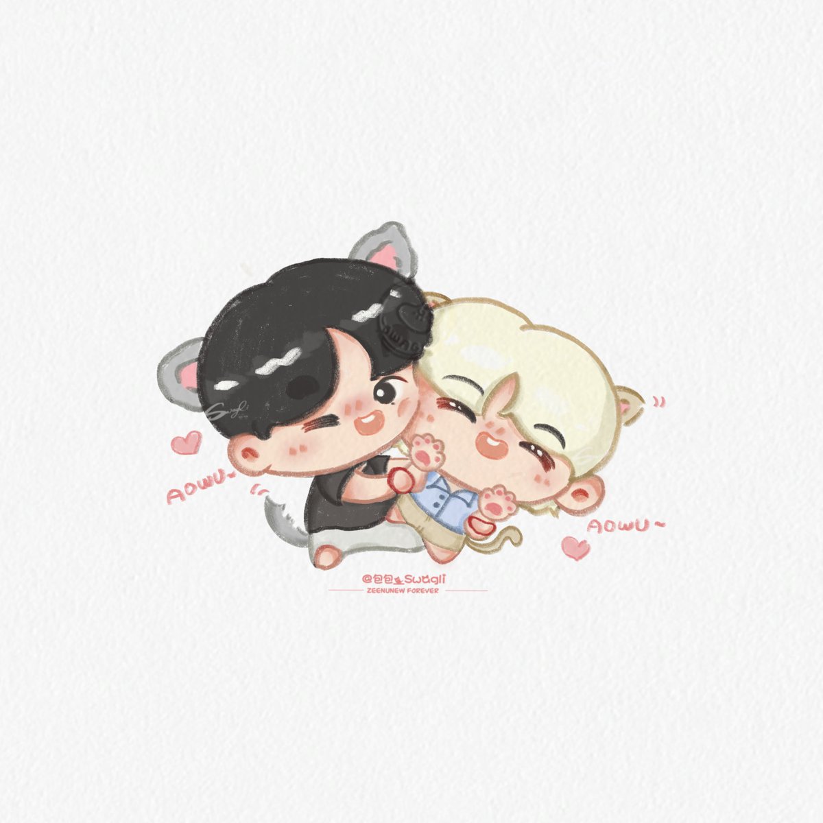 Byswagli_'s tweet photo. Aowu~

🖤💛🖤💛.

#FanArtForZeeNuNew
#ZeeNuNew 
#ZeePruk #NuNew 
@zee_pruk @CwrNew https://t.co/g5G9i2JDCB