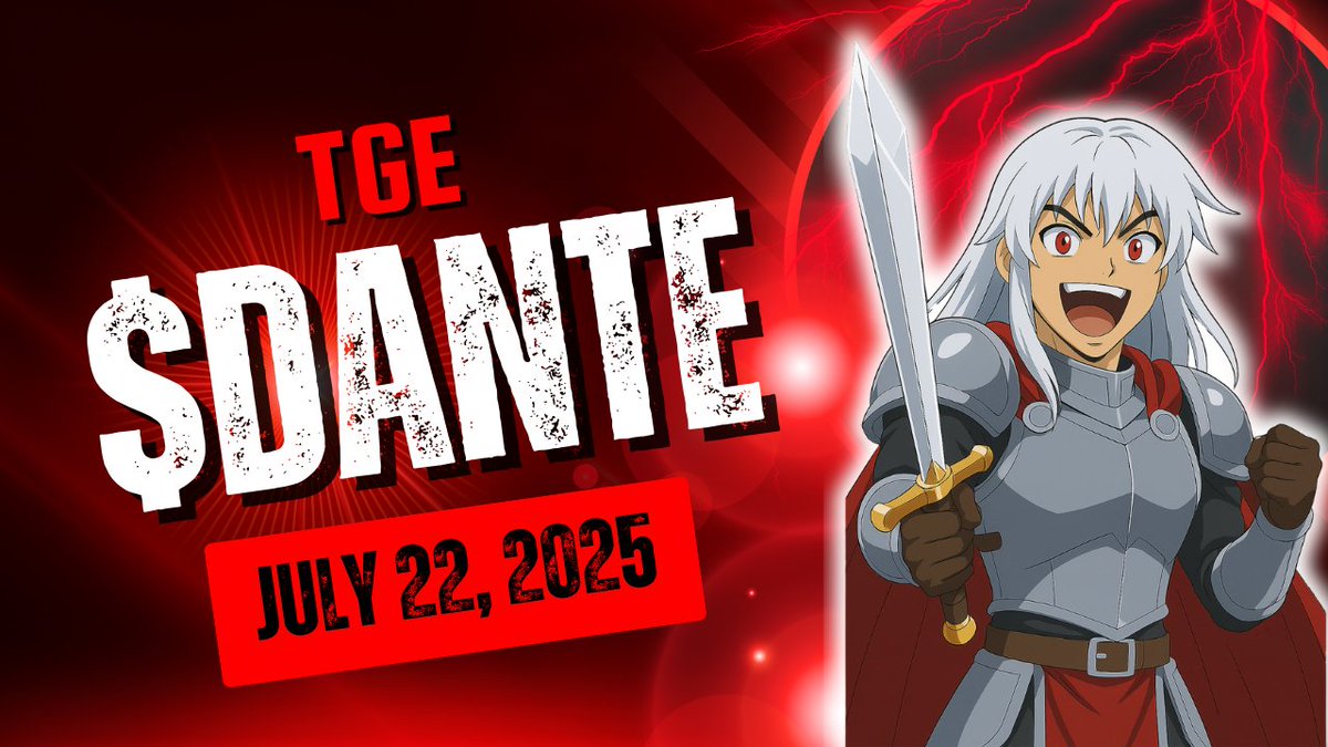 gorlockweb3's tweet image. Everything you need to know about the @PlayDanteGames - $DANTE TGE 🔥

Get ready to enter a new era of AI-powered gaming with @PlayHellmaster , where mythology meets strategy in the depths of the underworld.

$DANTE TGE drops July 22, 2025 🗓️
Powered by @Immutable .

🧵Check out…