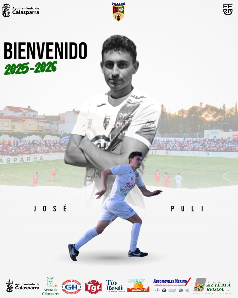 ciudad_calas's tweet image. FICHAJE 💥🤝

El año pasado no pudimos contar con su presencia pero lo esperábamos ansiosos, tenemos el placer de anunciar el mejor fichaje posible para esta 25/26, nuestro José Puli. 🥇

Polivalencia y rigor táctico para nuestro medio campo 

Esperamos que vuelvas a disfrutar 🤍