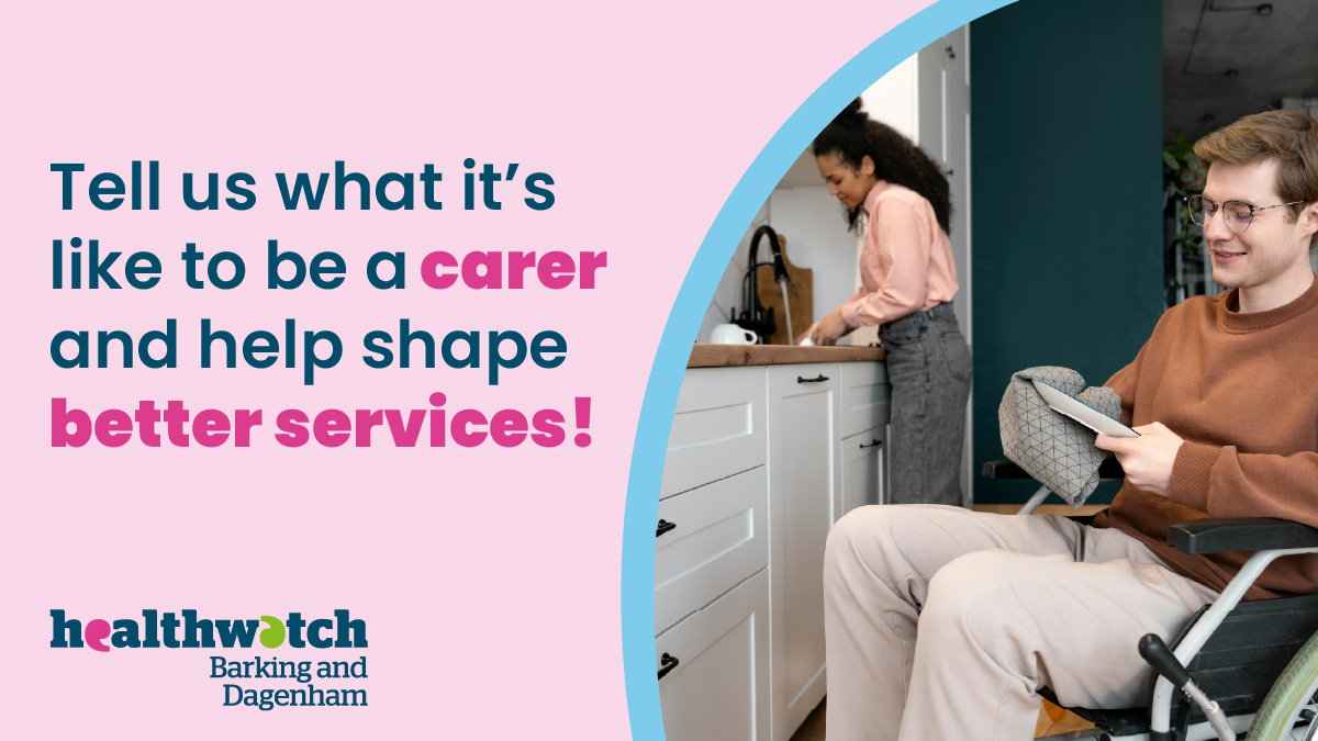 👂 Are you a family carer in Barking &amp; Dagenham?
Your voice matters. Help shape better support and recognition for carers by taking part in our short survey.
📋 Take the survey: surveymonkey.com/r/familycarers
#CarersVoice #BarkingAndDagenham <a href="/BandDCarers/">B&D Carers</a>