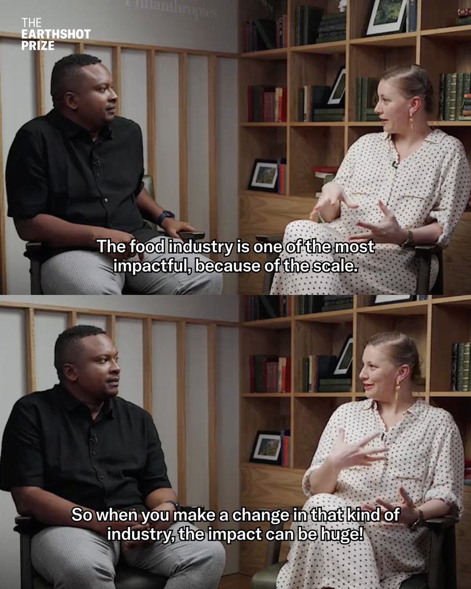 EarthshotPrize's tweet image. Ninna and Francis unpack how Ferment’up and Keep IT Cool are reshaping the future of food.
Head to our YouTube channel to hear the conversation - it's a fresh take you won't want to miss:youtu.be/Re0_JyMAGlg?si…