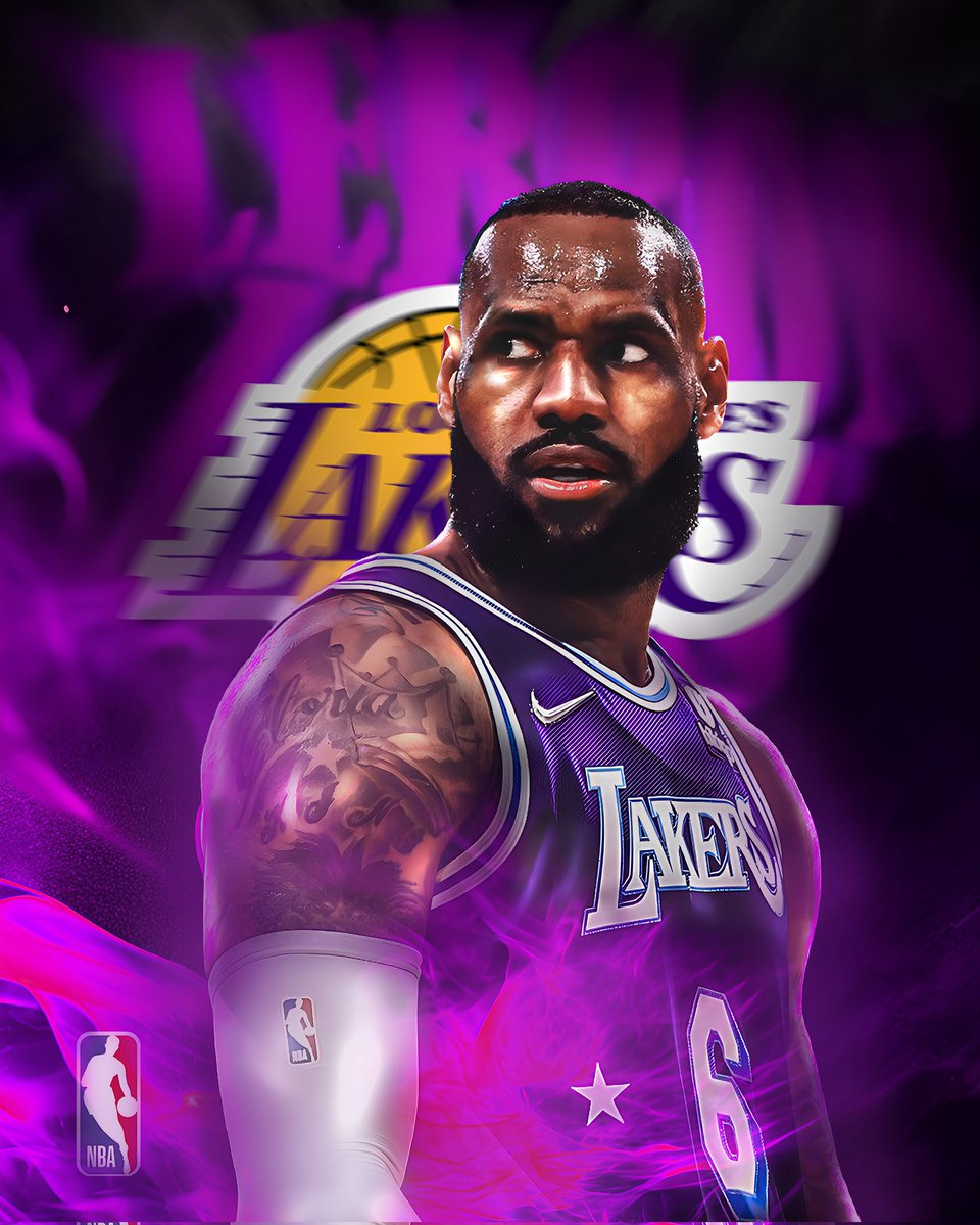 Hobeejay_grafix's tweet photo. Came across this @KingJames picture and decided to cook in Photoshop and then went ahead to @envato's videogenai to add a bit of life.
What do y'all think?

#design #graphics #lebron23 #photoshop https://t.co/jTj5URVKns