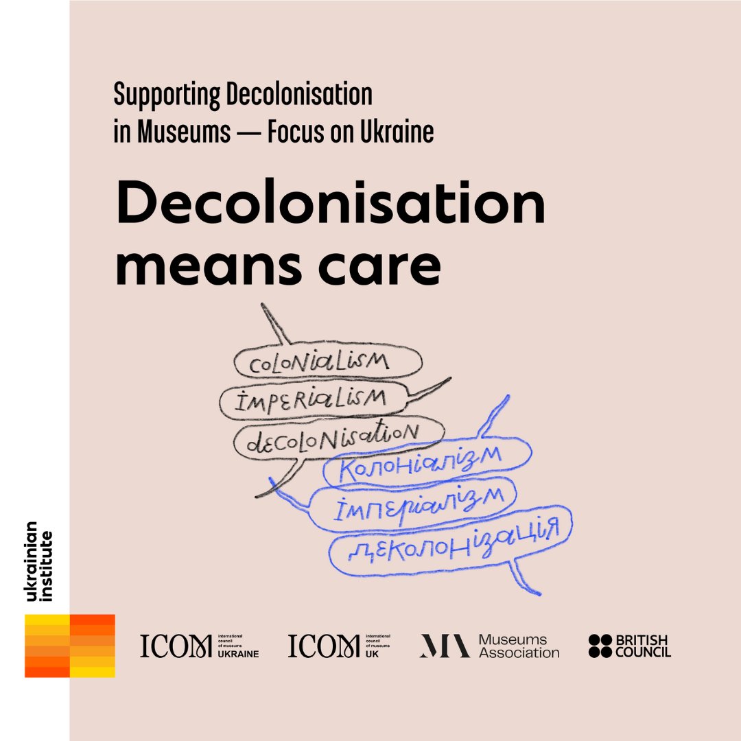 BritishArts's tweet image. 📚 The new, free guide – Supporting Decolonisation in Museums Focus on Ukraine – is out there now!
🤝 You're welcome to join us on the upcoming online presentation to find out more about the story behind the guide.
🔗 Find out more: ow.ly/2EZ650WlBgG