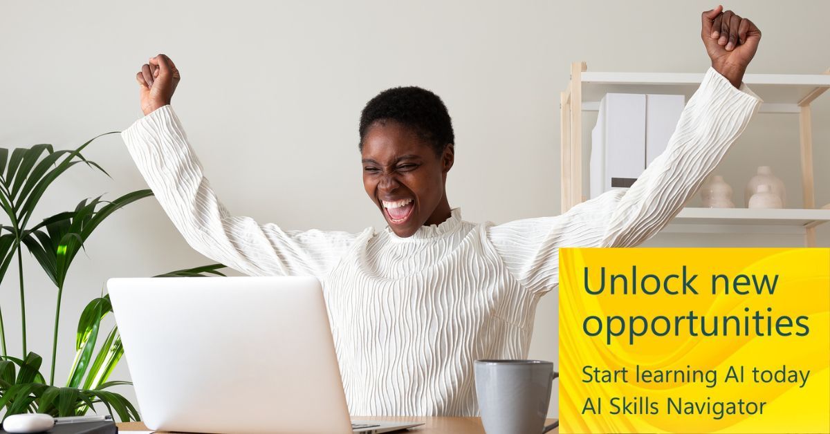 MicrosoftADC's tweet image. Discover your personalized path to AI mastery with the #AISkillsNavigator — an AI-powered platform that tailors learning to your goals, experience level, and style.
Start your AI journey today: buff.ly/IRFm655
#AISKillsAfrica