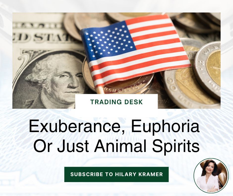 Bull run or emotional surge? 📈
Stocks are near record highs again, but Barclays’ Equity Euphoria Indicator just hit levels not seen since the dot-com bubble &amp; meme stock mania.

Hilary Kramer breaks it all down:
👉 hilarykramer.com/tradingdesk/ex…