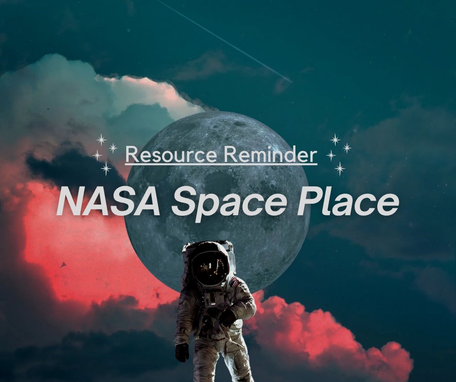 Here's your NASA Space Place reminder! This resource is great for learning and having fun. What's a galaxy? How far away is the moon? Why does the sun burn us? Skywatching tips, games, crafts, and plenty more all found right here: spaceplace.nasa.gov
