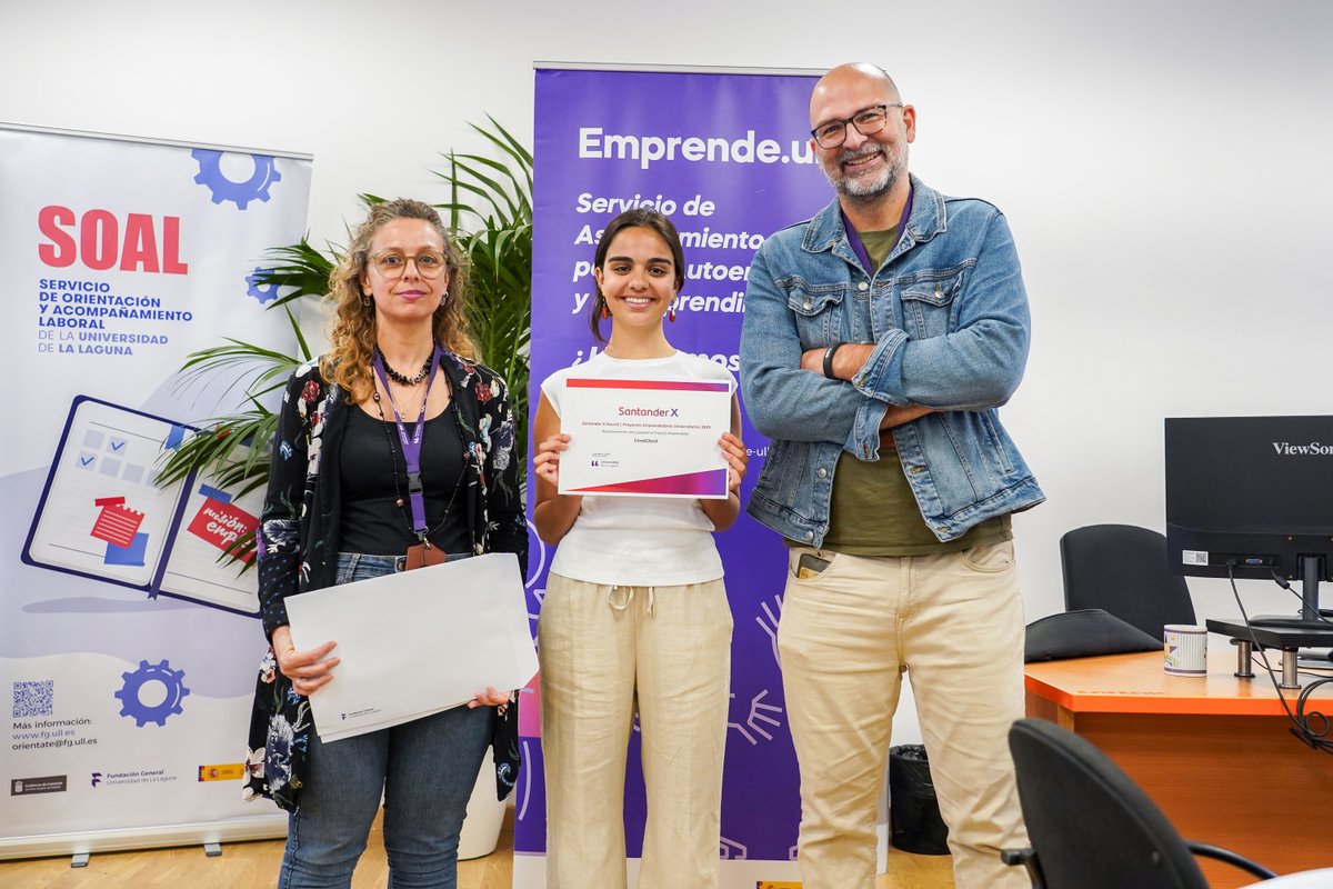 🏆 ¡Coral Check, participante #IngeniaVI, gana el premios a Santander X Award Startup Universitaria 2025!

Un proyecto que apuesta por la conservación de corales🪸
💚 Talento joven que construye futuro ¡Enhorabuena!

<a href="/CabildoTenerife/">Cabildo de Tenerife</a> @universidaddelalaguna <a href="/tfjovenyeduca/">Tenerife Joven y Educa</a> <a href="/ULL/">Universidad de La Laguna</a>