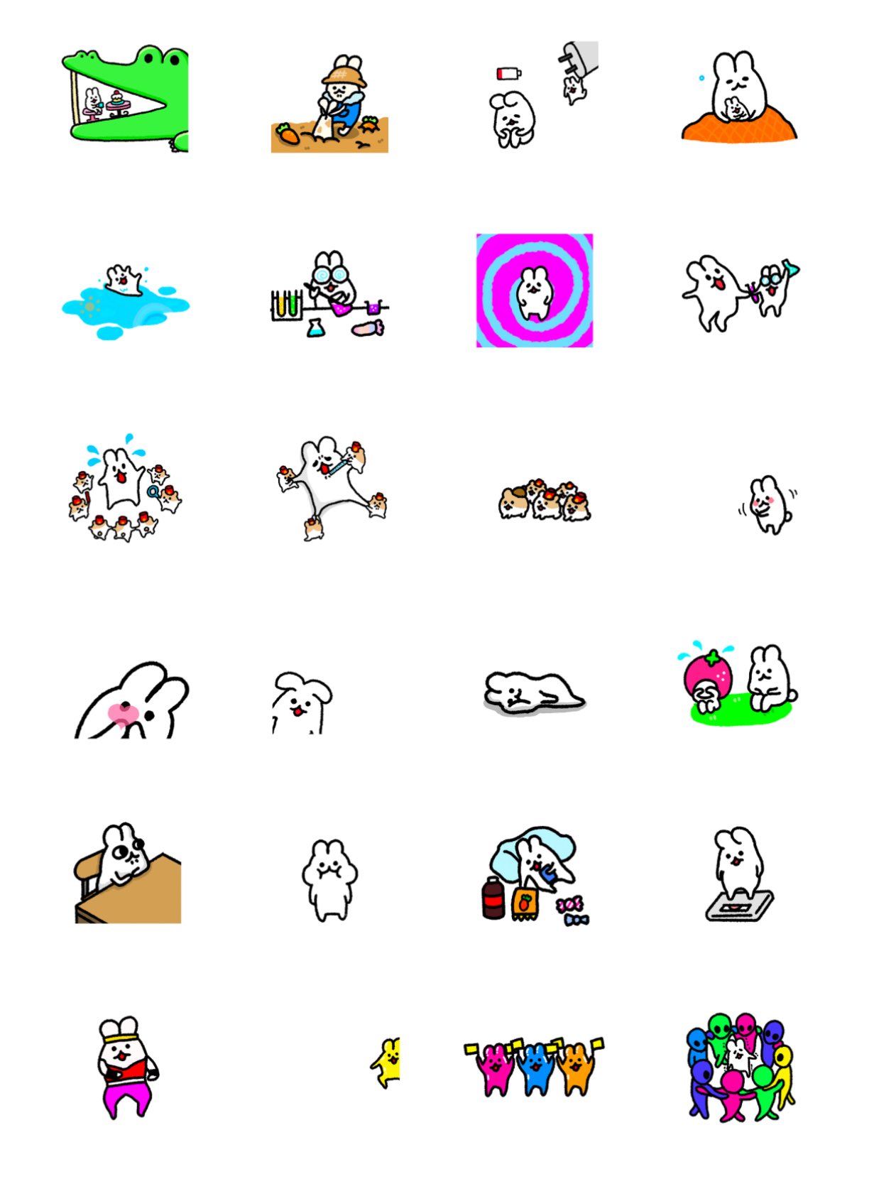 ニコレシピ　スタンプ　7点　2️⃣ Nico-Recipe