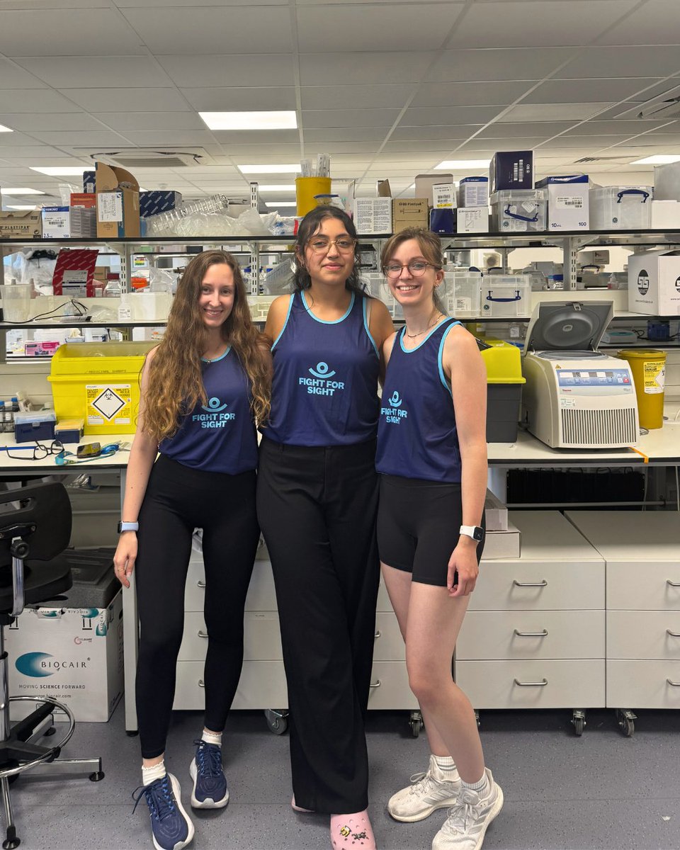 fightforsightUK's tweet image. A HUGE shoutout to the incredible #vision #researchers from King’s College London (working with Rachael Pearson and Robin Ali) who are stepping out of the lab and onto the streets for a 10k run on 14th July! Support them here!
Support the runners here givewheel.com/fundraising/70…
