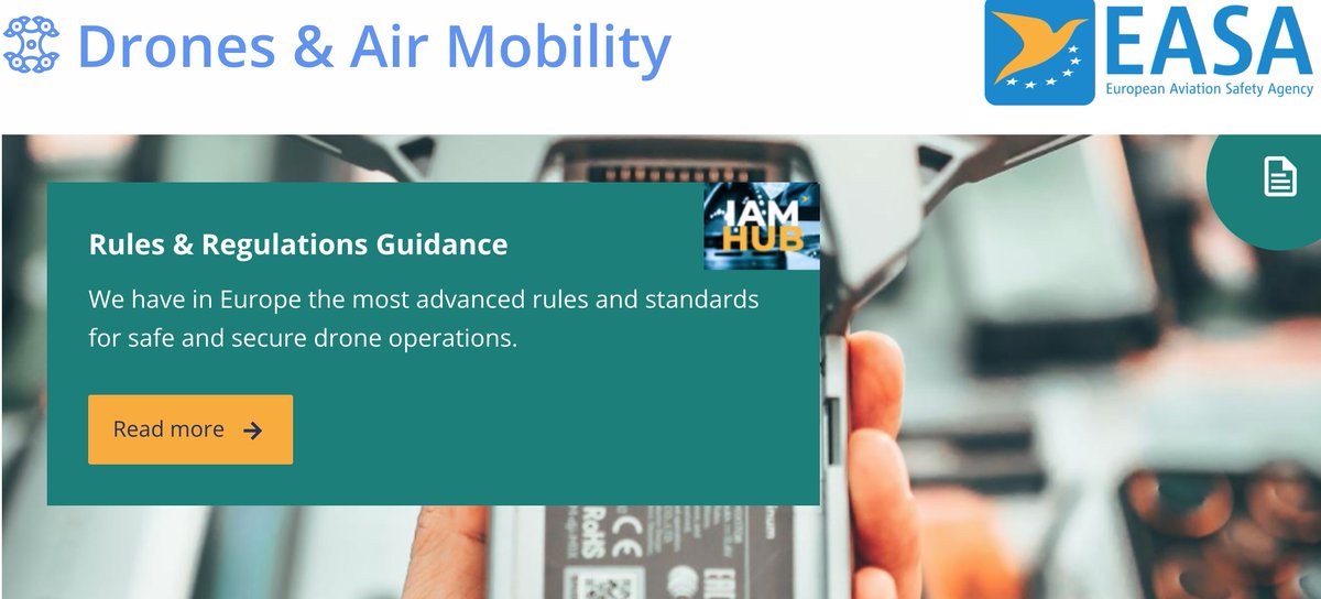 EASA publica nuevos AMC y GM y avanza en el marco normativo de VTOL y VCA, tripulados y UAS, para garantizar la seguridad y armonización de las operaciones de estas aeronaves.

👉 acortar.link/Ra20Ck

#drones #UAS #VTOL #IAMHub