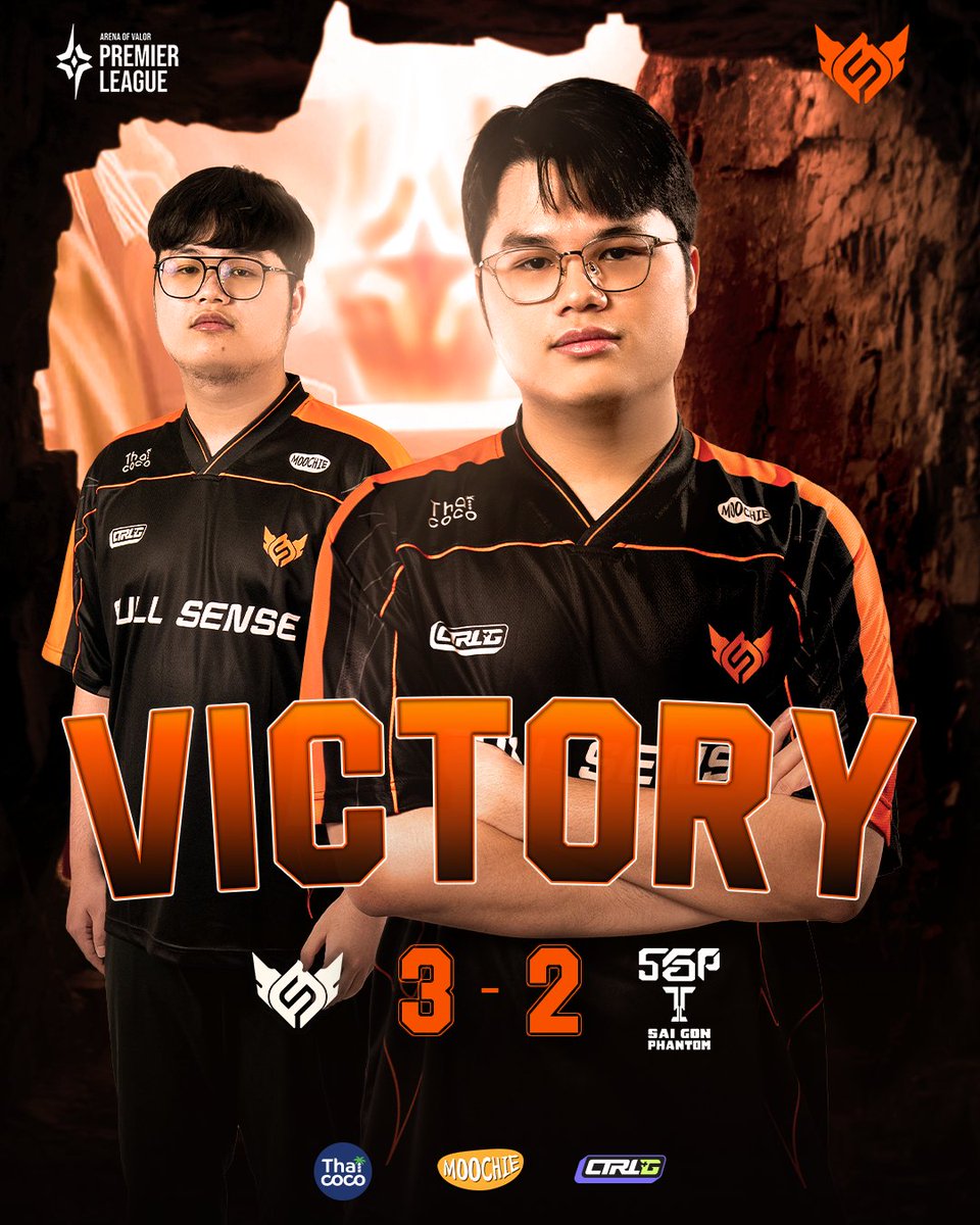 Result of Arena of Valor Premier League 2025

FULL SENSE 3-2  Saigon Phantom
.
We’re still on our journey in the upper bracket. We'll keep this momentum going and come back even stronger, we’re almost there! 🧡
.
#FULLSENSE #FSRoV #FSFLYHIGH
#ไทยโคโค่ #moochiepetfood #CtrlG