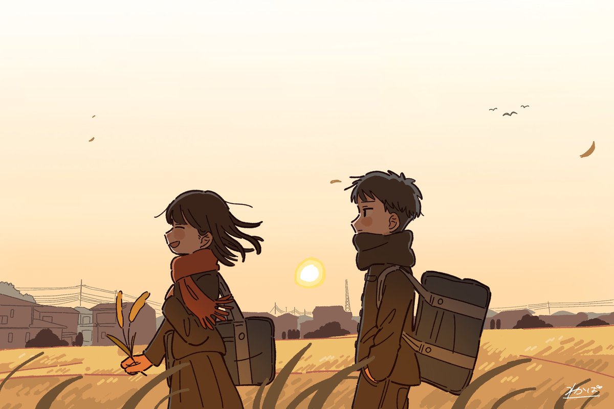 14_wakaba's tweet image. 今日も幼馴染のまま…
