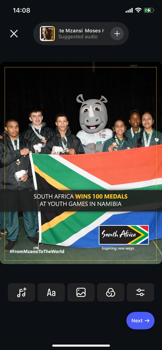 🥇 🥈 🥉 Team South Africa leaves traces of green &amp; gold at the Region 5 Youth Games in Windhoek, Namibia, taking the medal count up to 100 and counting! While our swimmers have secured 49 medals for SA, track and field athletes have taken the tally over the 100 medal-mark, as