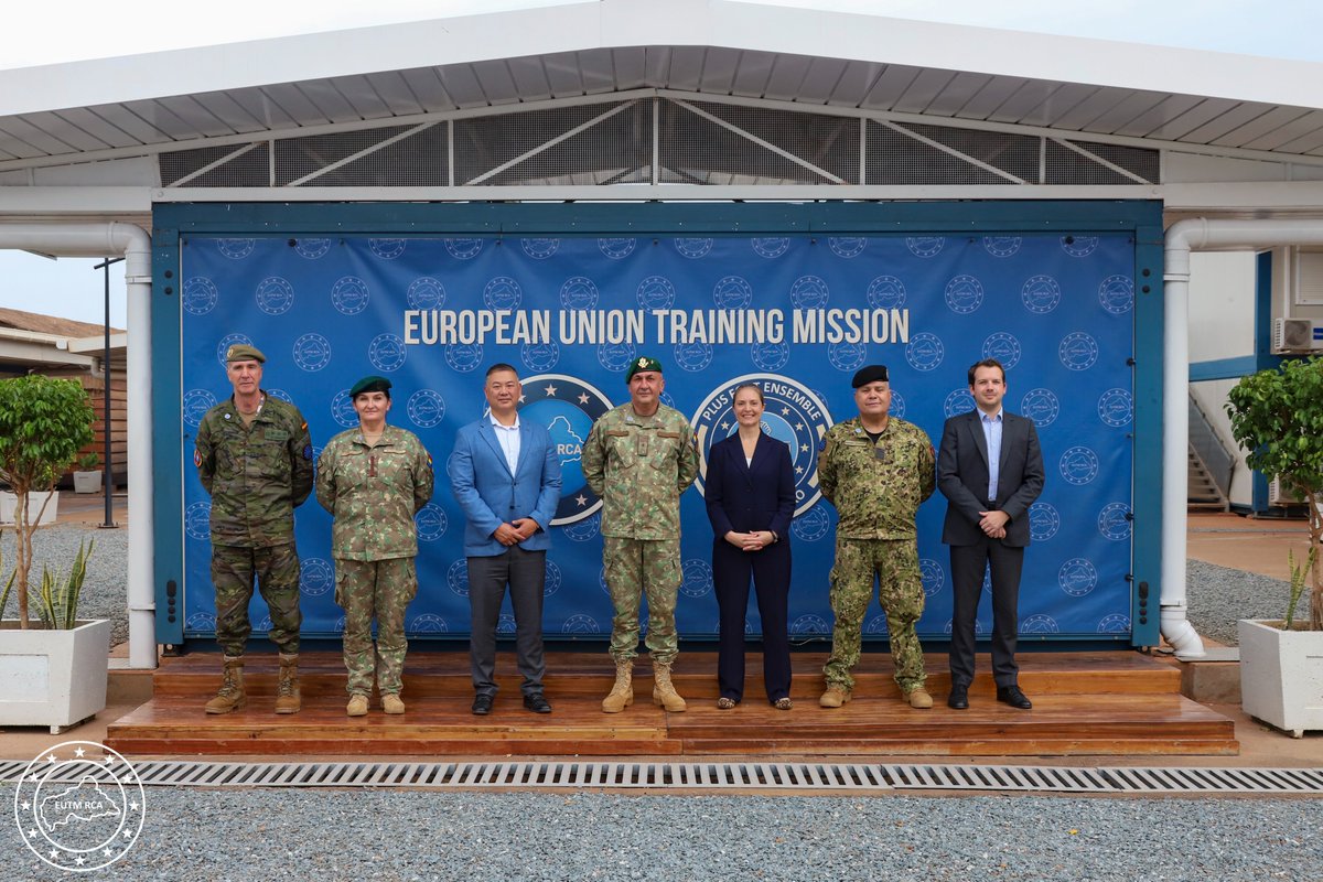 Major Andrea Terpin, U.S. Army Attaché, visited the European Union Training Mission in the Central African Republic (EUTM RCA), marking a meaningful moment of dialogue and international cooperation.