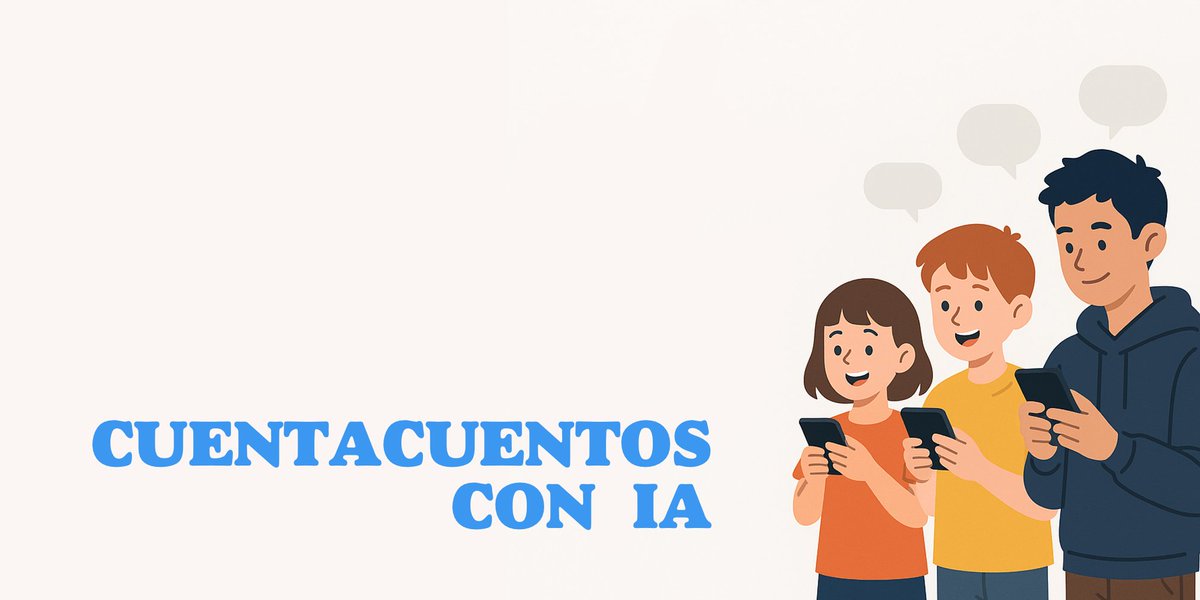 ¡Descubre cómo contar cuentos con IA! Cuentacuentos interactivos por voz con IA. Ideal para familias, docentes de Lengua Española, tutorías, profes de ELE, amantes del storytelling... iaenlasaulas.blogspot.com/2025/07/cuenta…
#IAEducativa #ELE #Cuentacuentos #Storytelling #claustrovirtual