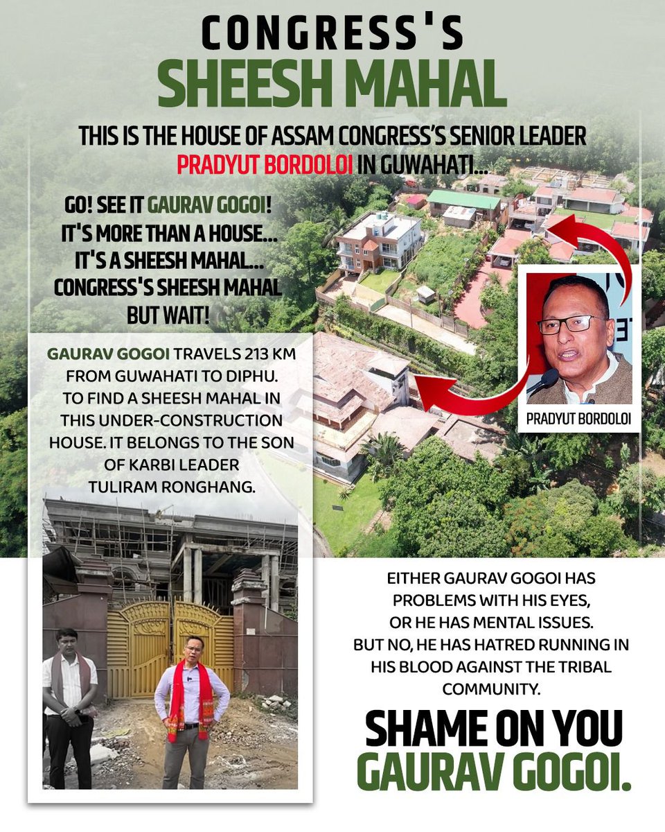 Akhil (@akki_ra0) on Twitter photo <a href="/GauravGogoiAsm/">Gaurav Gogoi</a> <a href="/YasminKidwai/">Yasmin Kidwai</a> You claim your politics is for the people's welfare, but Pradyut Bordoloi's luxurious mansion begs the question , what kind of public service yields such fortune? <a href="/GauravGogoiAsm/">Gaurav Gogoi</a> <a href="/YasminKidwai/">Yasmin Kidwai</a> You claim your politics is for the people's welfare, but Pradyut Bordoloi's luxurious mansion begs the question , what kind of public service yields such fortune?