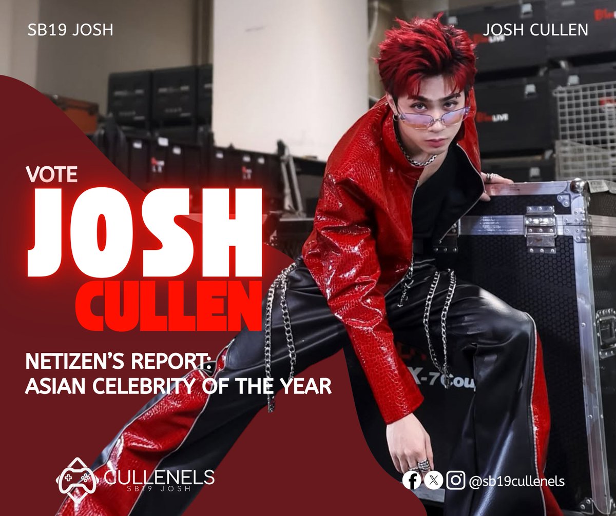 SB19 JOSH - Cullenels ๐ (@sb19cullenels) on Twitter photo Vote for <a href="/JoshCullen_s/">JOSH CULLEN</a> at Netizenโs Reportโs Asian Celebrity of the Year
Attach your fave photos while using the tags below:
#NETIZENSREPORT #JOSHCULLENSANTOS for Asian Celebrity of the Year #ACOTY2025
#ACOTY2025JOSHCULLENSANTOS <a href="/thenreport/">The Netizens Choice Magazine</a>
#SB19_JOSH #JOSHCULLEN Vote for <a href="/JoshCullen_s/">JOSH CULLEN</a> at Netizenโs Reportโs Asian Celebrity of the Year
Attach your fave photos while using the tags below:
#NETIZENSREPORT #JOSHCULLENSANTOS for Asian Celebrity of the Year #ACOTY2025
#ACOTY2025JOSHCULLENSANTOS <a href="/thenreport/">The Netizens Choice Magazine</a>
#SB19_JOSH #JOSHCULLEN