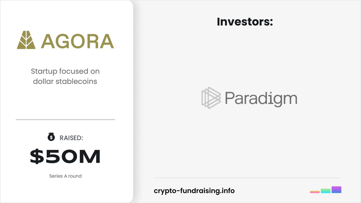 Startup focused on dollar stablecoins @withAUSD raised $50M in a Series A  funding round led by @Paradigm. https://t.co/r8iFAEqdJB