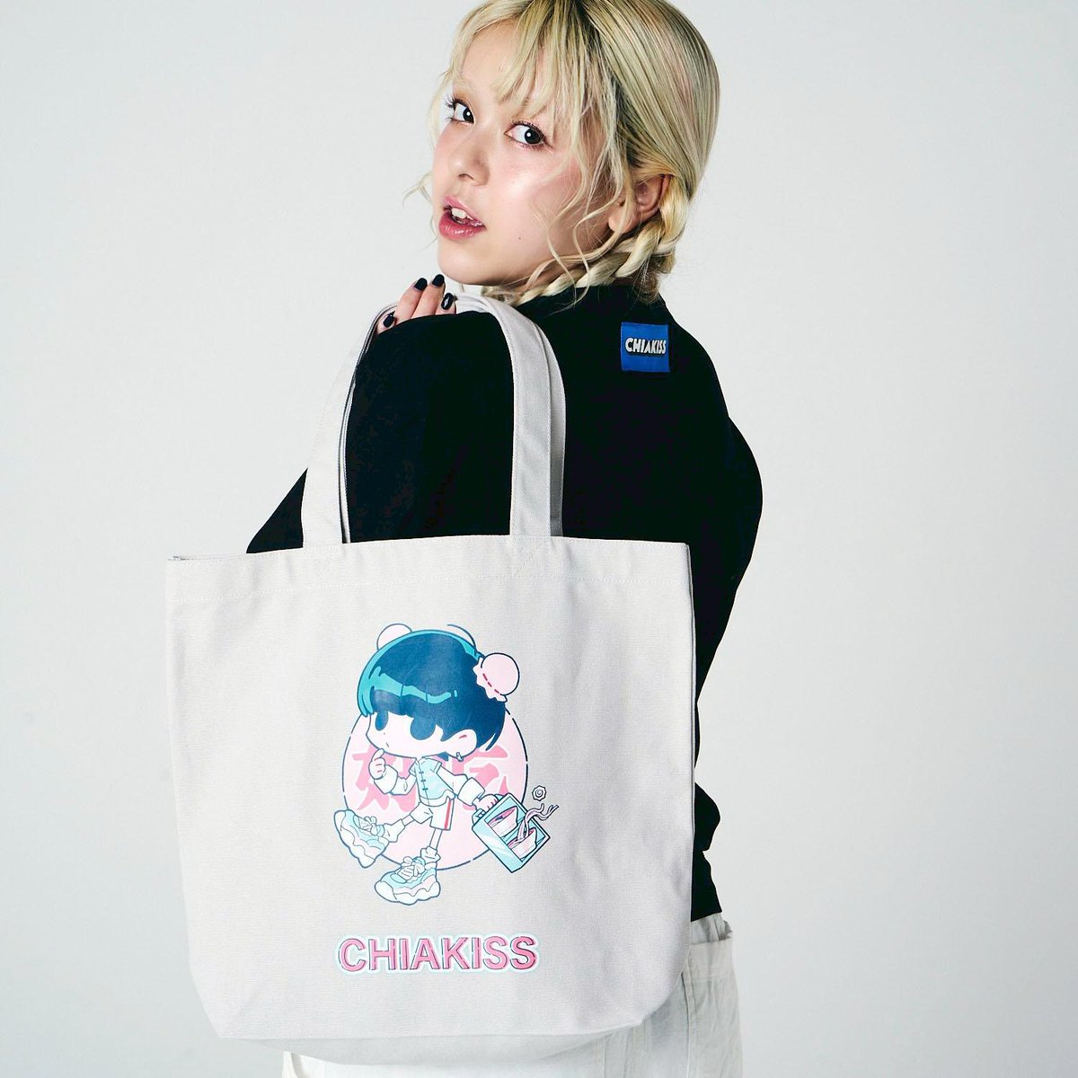 小林千晃 CHIAKISS×およ 好吃 TOTE BAG トートバッグ コラボ 小林千晃 CHIAKISS×およ 好吃 TOTE BAG トートバッグ コラボ