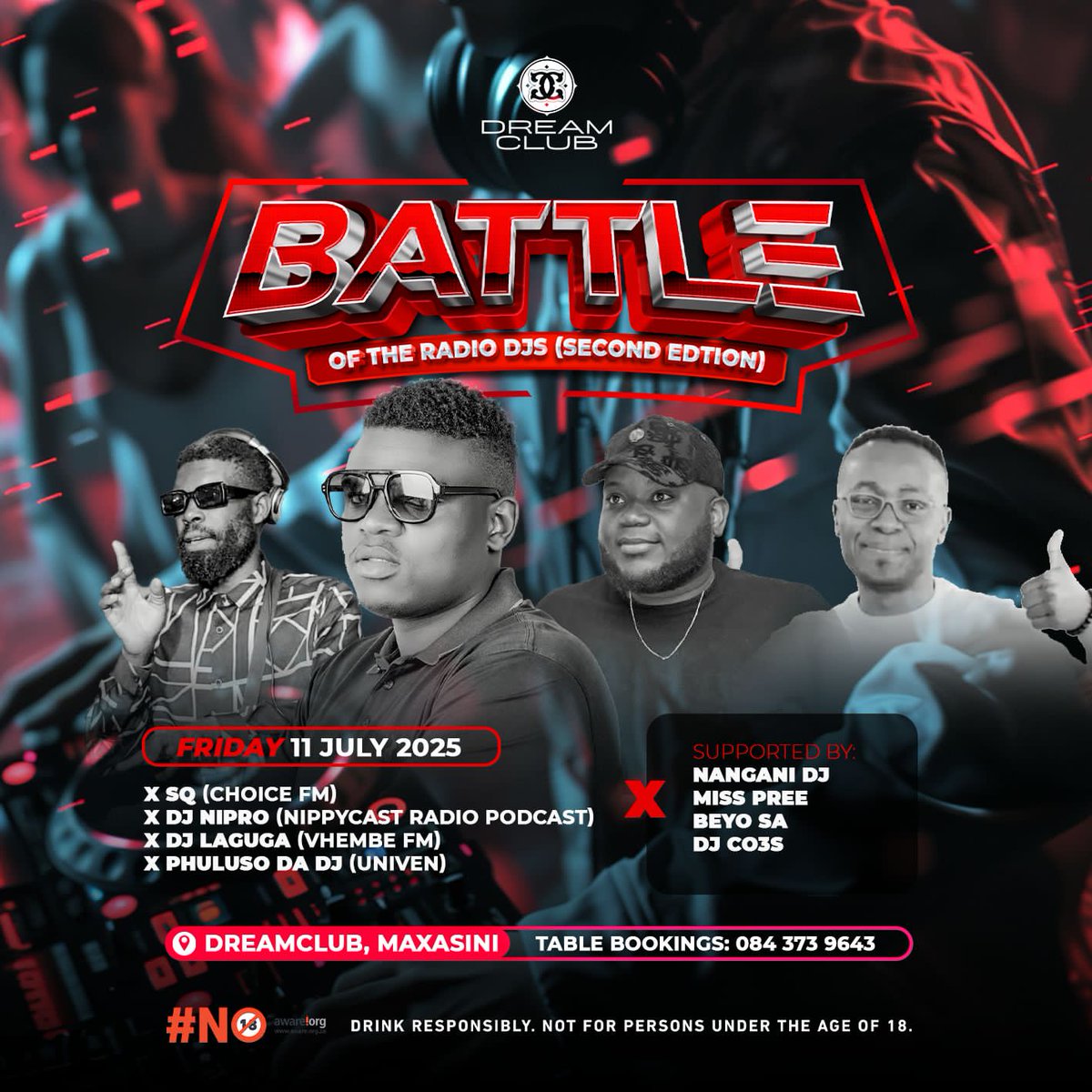 Battle Of Radio DJs Continues Tomorrow night At DREAM CLUB Ngauralo.