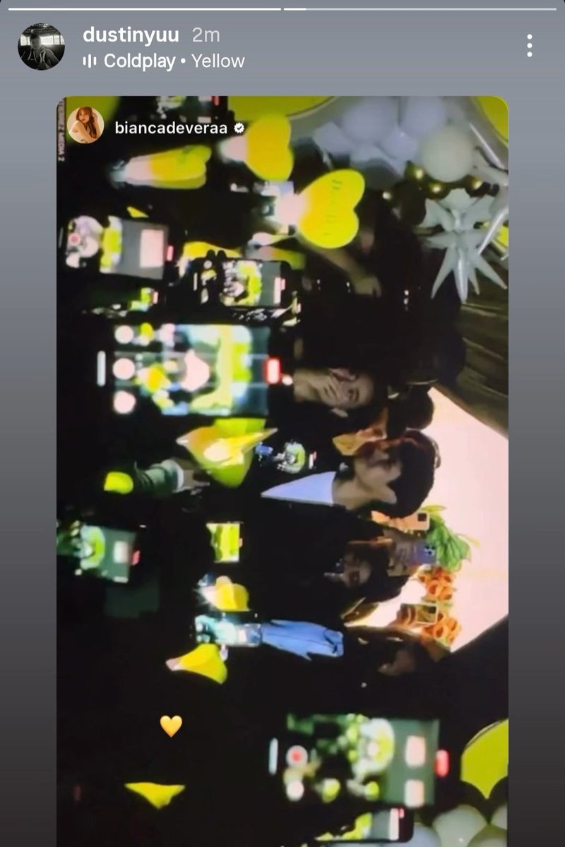 protectdustinyu's tweet image. dustin&apos;s ig story 🤝 bianca&apos;s ig story 

DUSTBIA GRAND FANMEET