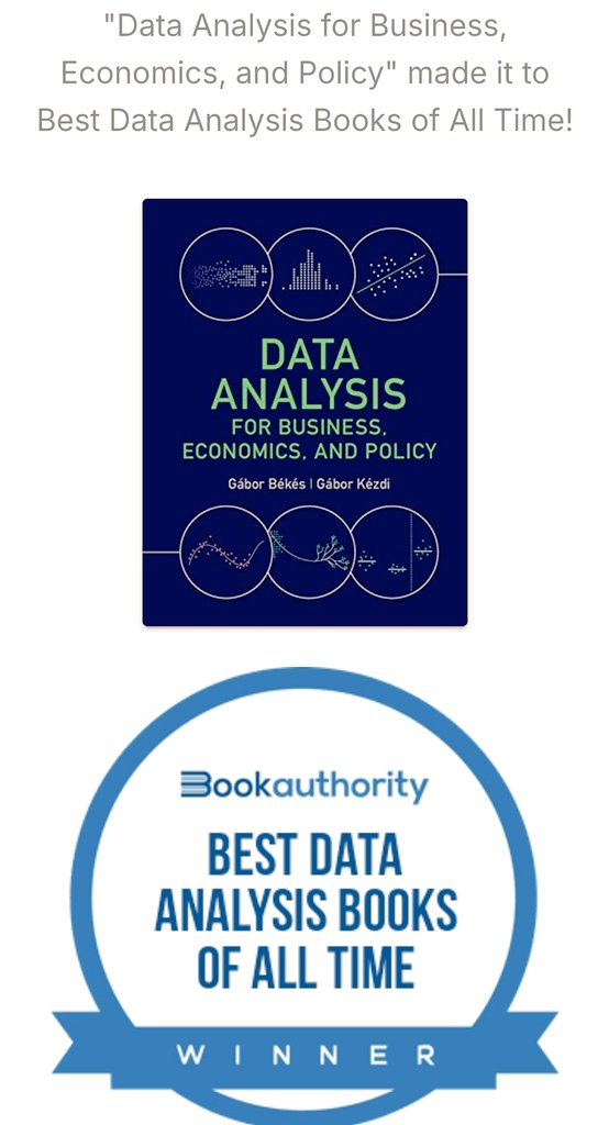 <a href="/Gabors_Data/">Gabors Data Analysis</a> as #1 on
<a href="/bookauthority/">BookAuthority</a> curated list: 12 Data Analysis Books That Separate Experts from Amateurs bookauthority.org/books/best-dat…

Get it:  amazon.co.uk/Data-Analysis-…