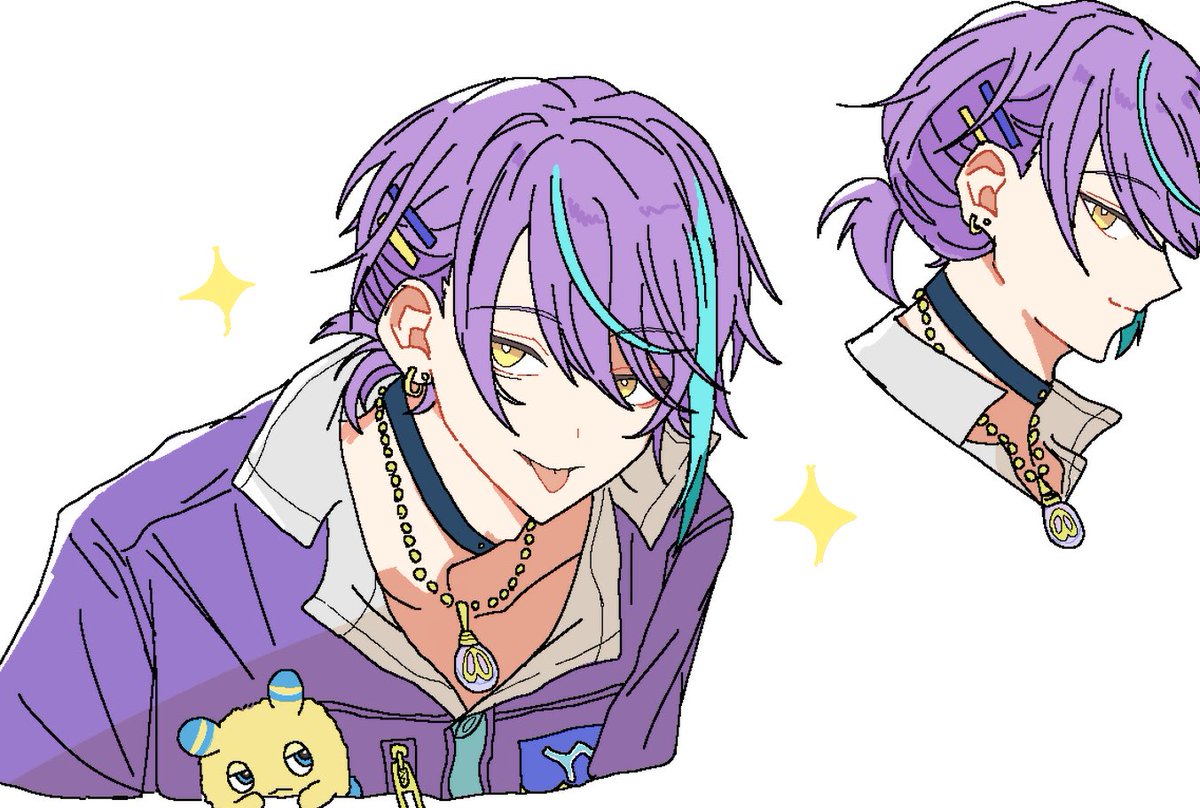 ビジュ天才すぎる…
 #prsk_FA  #プロセカ  #神代類