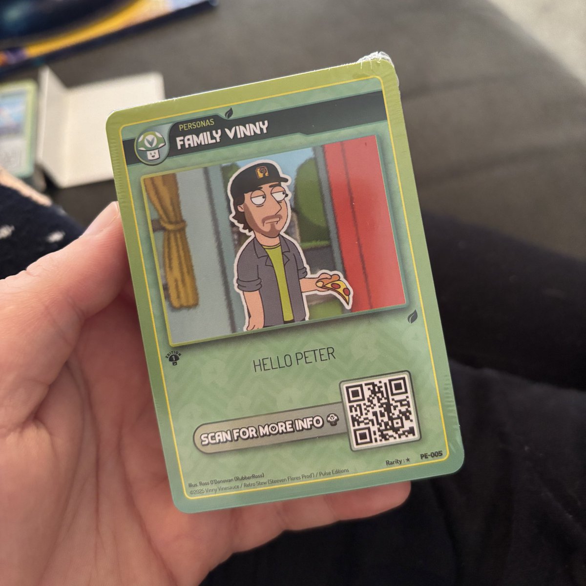 Scraleos's tweet image. Incredible mail today, I got my @VinnyVinesauce card deck! Here are a few of my faves. I love it, everything has made me laugh and smile!