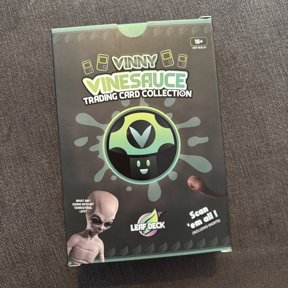 Scraleos's tweet image. Incredible mail today, I got my @VinnyVinesauce card deck! Here are a few of my faves. I love it, everything has made me laugh and smile!