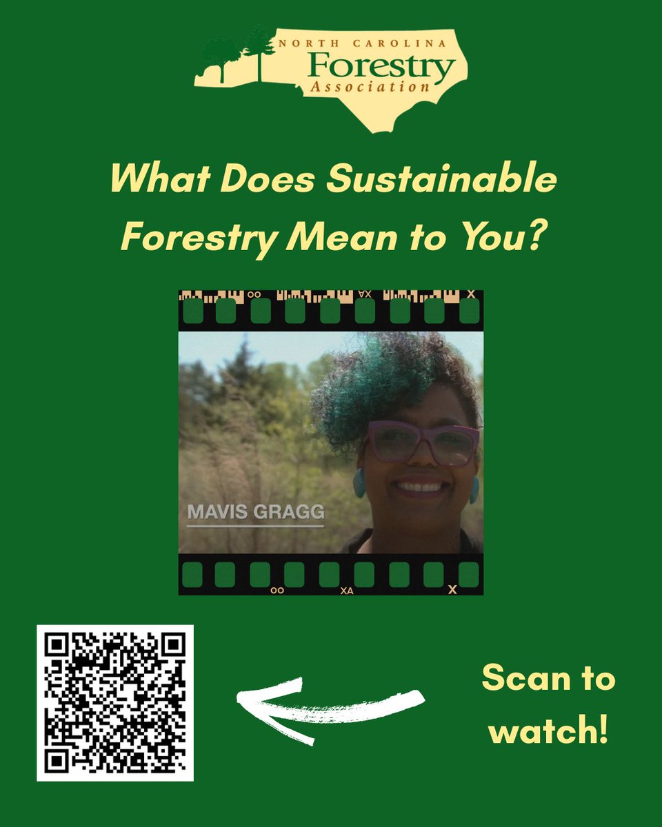 NCForestryAssoc's tweet image. What does sustainable forestry mean to you?

Mavis Gragg, co-founder of @HeirShares, answers this question through the lens of resiliency, partnership, and community.

Check it out!

bit.ly/3TbaSfv

#tbt #ncforestry #sustainableforestry