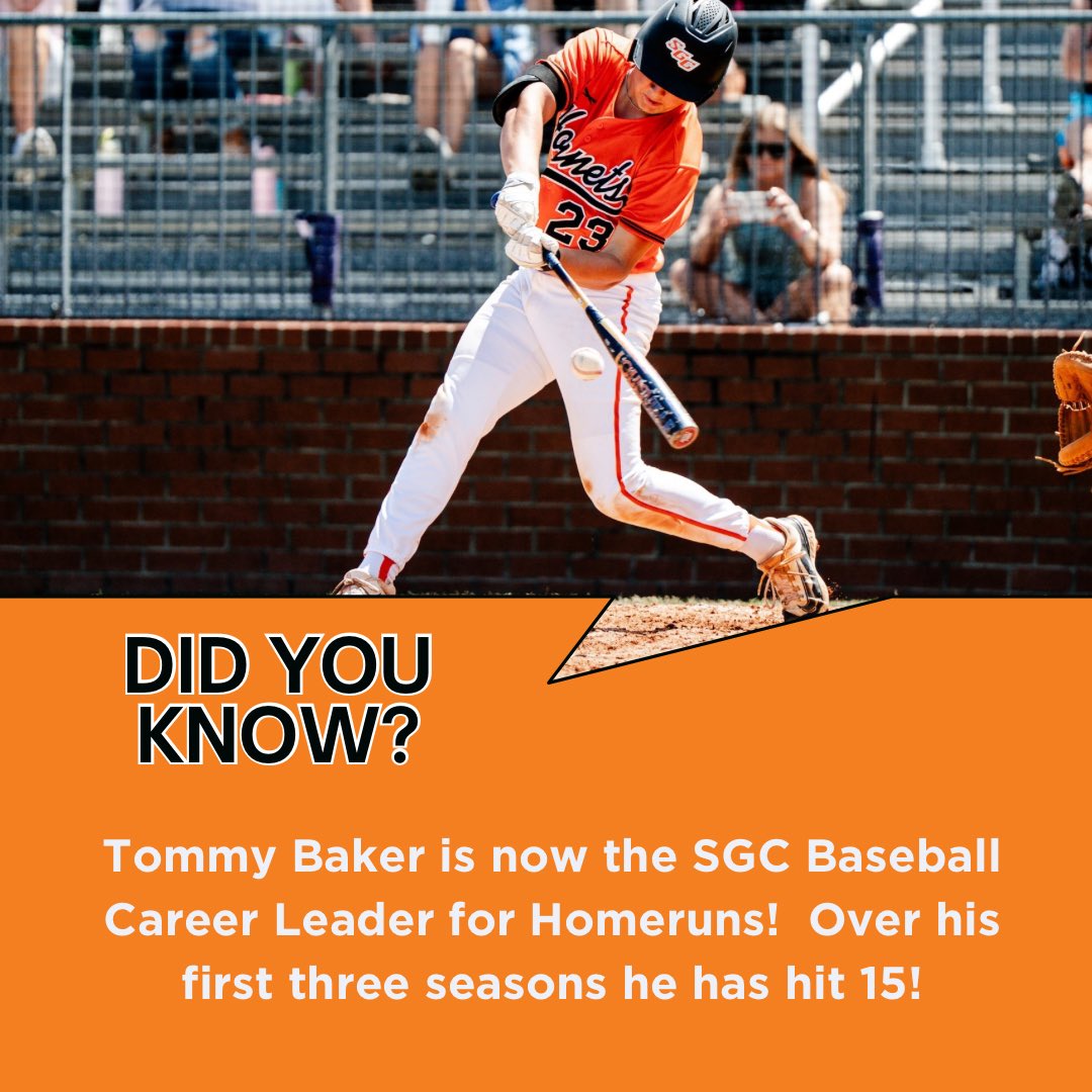 SGC Baseball (@sgcbaseball) on Twitter photo Tommy Baker has 15 Homeruns through his first 3 seasons. Thatโs puts him on top of the Career Leaderboard! 1 more season to add to it!
<a href="/Tommy_baker1/">Tommy</a>
<a href="/MT_Baseball/">Middle Tennessee Baseball</a>
<a href="/GCSportsWriter/">Michael Odom</a> Tommy Baker has 15 Homeruns through his first 3 seasons. Thatโs puts him on top of the Career Leaderboard! 1 more season to add to it!
<a href="/Tommy_baker1/">Tommy</a>
<a href="/MT_Baseball/">Middle Tennessee Baseball</a>
<a href="/GCSportsWriter/">Michael Odom</a>