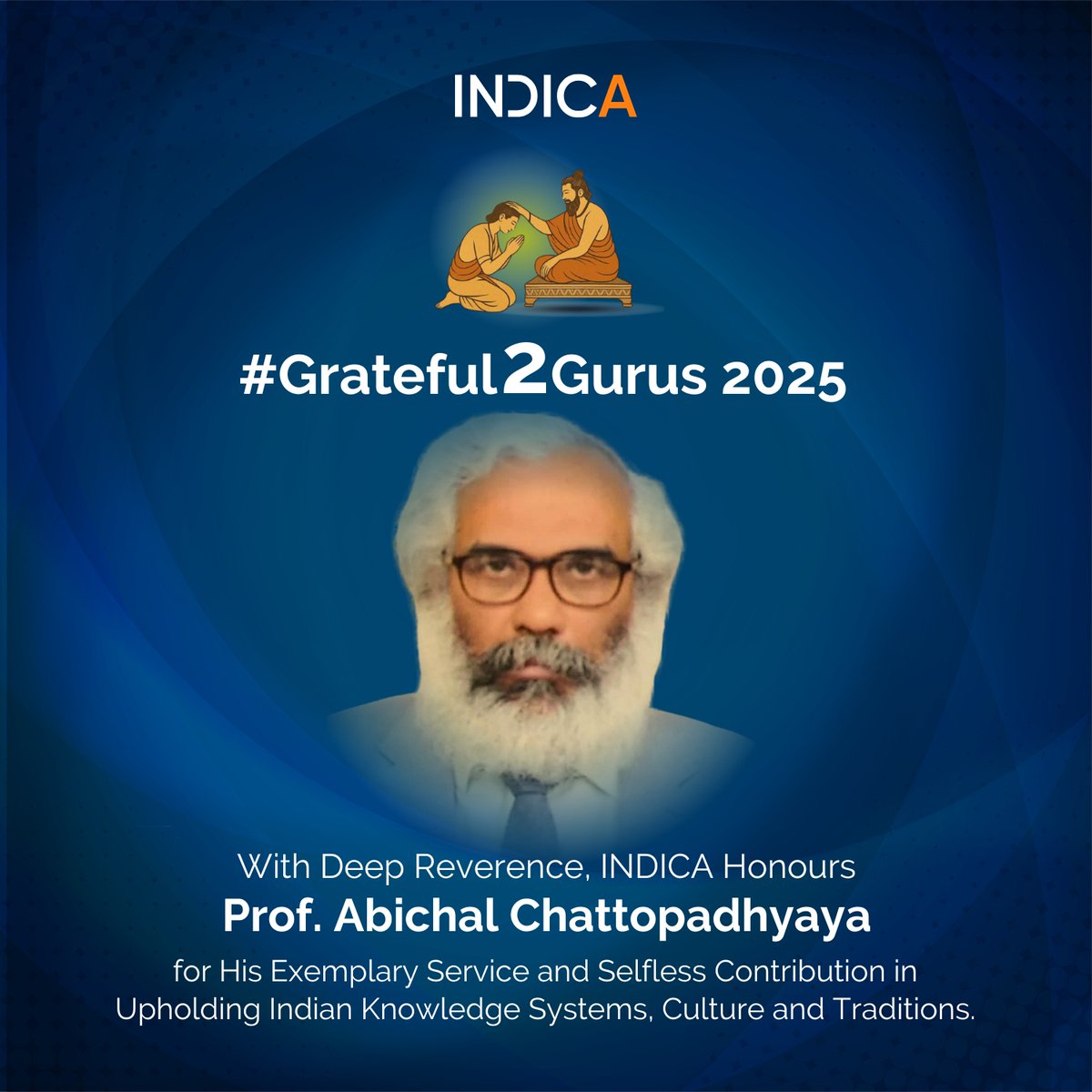 INDICA (@indicaorg) on Twitter photo #Grateful2Gurus 2025 #GuruPurnima #GuruParampara #IKS #ResidencesCentres
Our Gratitude and Pranams to
Prof. Abhichal Chattopadhyaya
Ayurveda Exponent and Visionary Leader
<a href="/SaamaanyaJ/">Shivakumar GV INDICA</a> <a href="/dimplekaul_in/">Dimple</a> <a href="/AparnaMSridhar/">Aparna M Sridhar</a> <a href="/nagaraj_paturi/">Nagaraj Paturi</a> #Grateful2Gurus 2025 #GuruPurnima #GuruParampara #IKS #ResidencesCentres
Our Gratitude and Pranams to
Prof. Abhichal Chattopadhyaya
Ayurveda Exponent and Visionary Leader
<a href="/SaamaanyaJ/">Shivakumar GV INDICA</a> <a href="/dimplekaul_in/">Dimple</a> <a href="/AparnaMSridhar/">Aparna M Sridhar</a> <a href="/nagaraj_paturi/">Nagaraj Paturi</a>