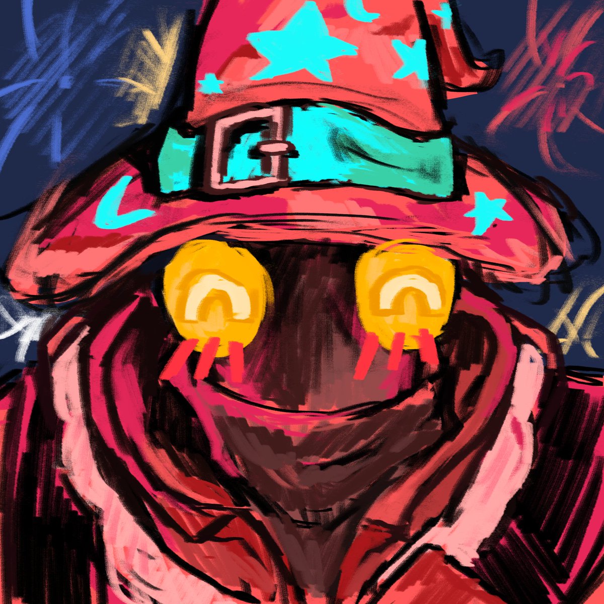 PFP art for some guy who said they liked my pfp in tf2,
can you tell I love saturated colours 
 
&gt; #TF2 #TF2fanart #tf2pyro #art