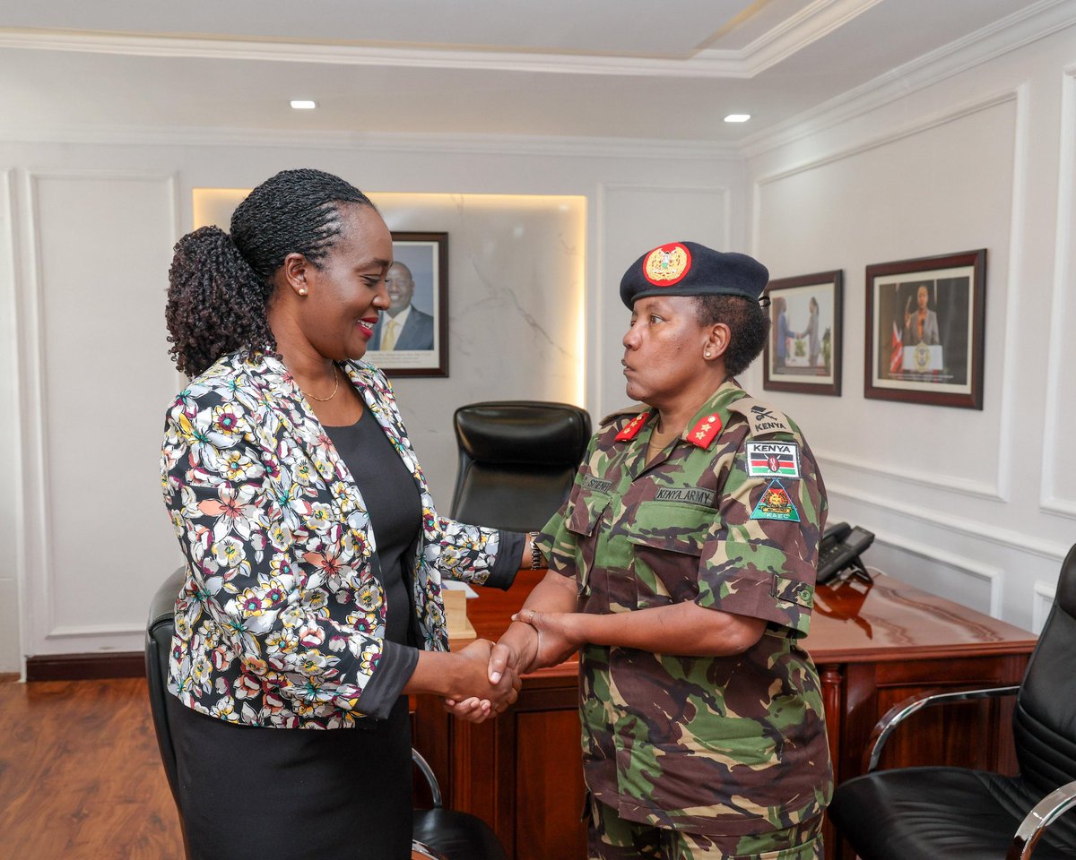 Received the Gender Mainstreaming Award won by the Ministry of Defence (MOD) at yesterday's 2025 annual Usawa Awards ceremony organised by the National Gender and Equality Commission (NGEC) in Nairobi County.

The award, collected by Maj Gen Joyce Sitienei, Deputy Vice Chancellor