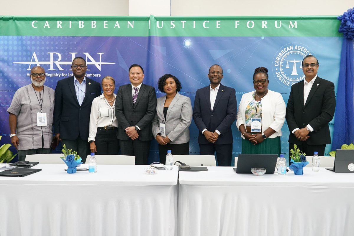 TeamCAJS's tweet image. The Caribbean Justice Forum 2025 -Day 2 
Judicial and Legal Symposium under the theme: “Accelerating Digital Transformation in the Justice Sector.”

Opening remarks by CAJS Exec. Director Bevil Wooding set the tone for a day of bold ideas and regional resolve.