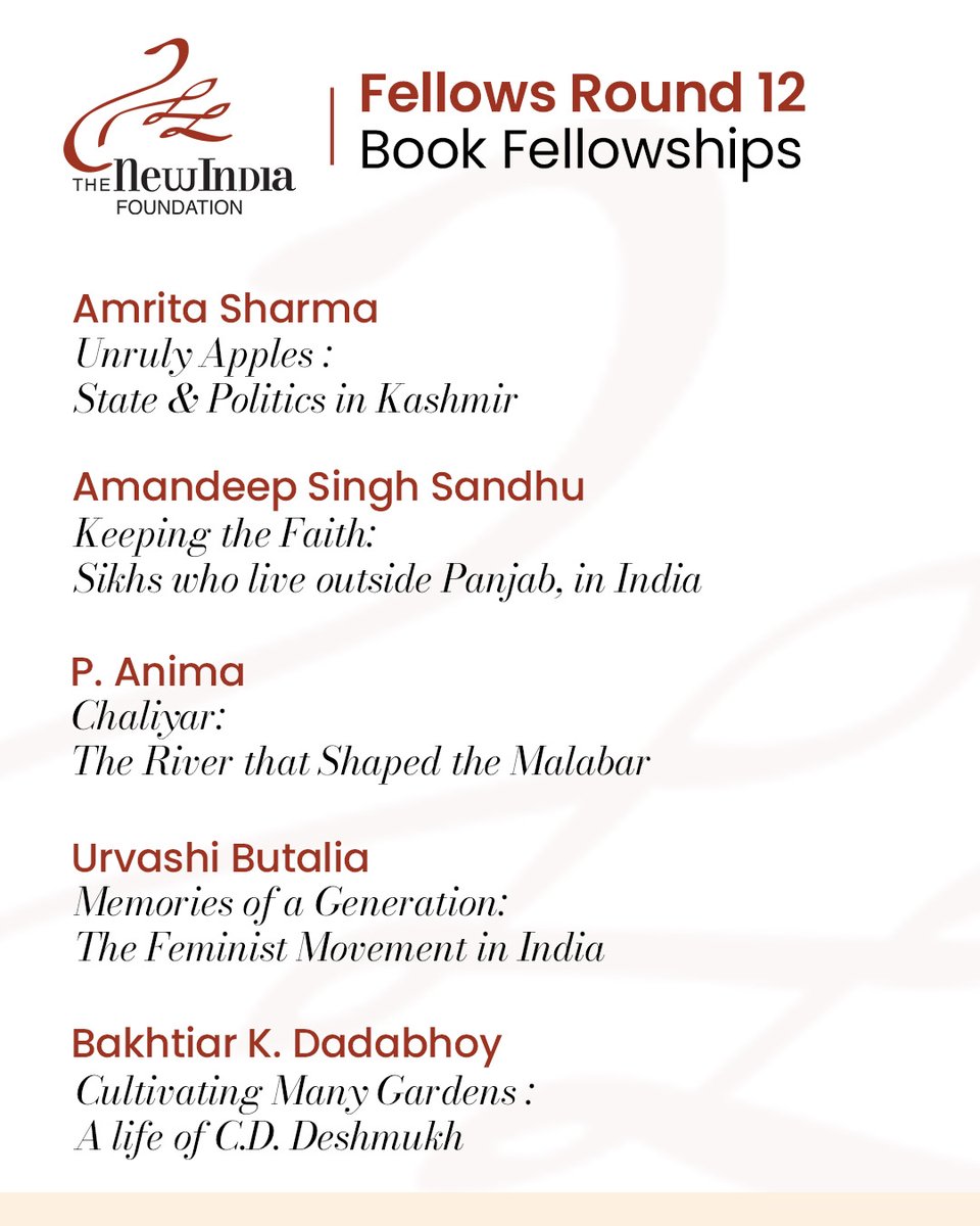 New India Foundation tweet media