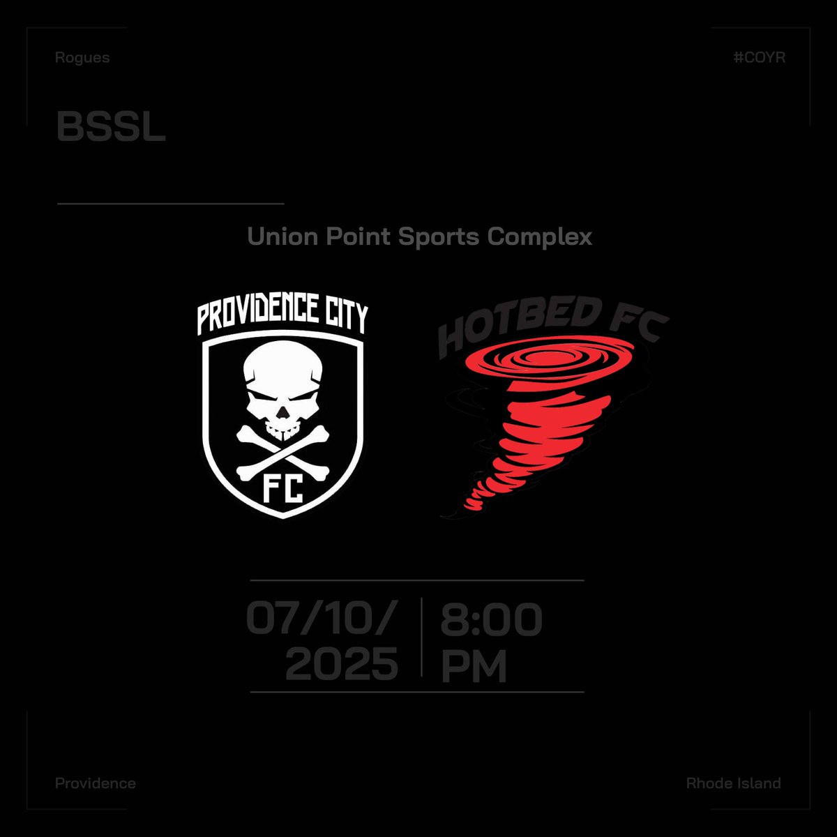 provcityfc's tweet image. Match Day
🏟️ Union Point Sports Complex
📍 Weymouth, MA
⚽️ 8pm KO
🏆 BSSL D1