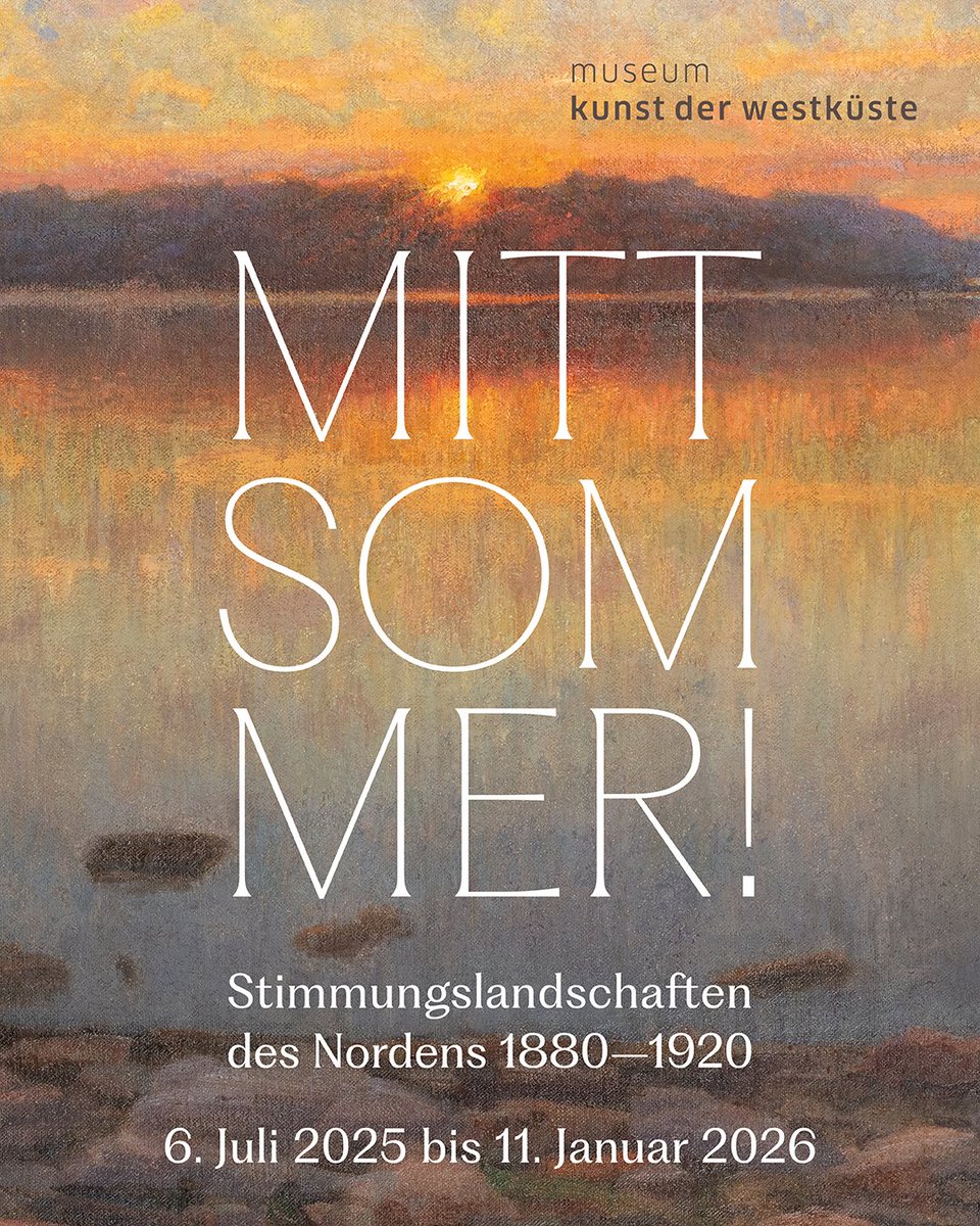 FinBotschaftDe's tweet image. Durch Kunst den Zauber der „weißen Nächte“ erleben – Die Ausstellung „Mittsommer! Stimmungslandschaften des Nordens 1880–1920“ ist im Alkersumer Museum Kunst der Westküste bis zum 11. Januar 2026 zu sehen. Unsere wärmste Empfehlung!✨🌅
#mkdw #fielmannstiftung
📷: Lukas Spörl