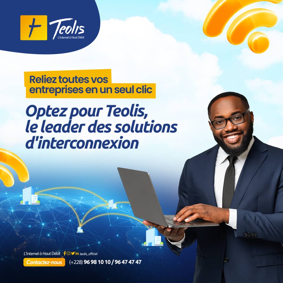 Besoin de connecter toutes vos entreprises facilement?
Teolis est là pour vous! 🔗

Essayez le leader des solutions pro dès aujourd’hui.

Contact: (+228) 96981010

#Teolis #Internet #Interconnexion #business #TgTwittos